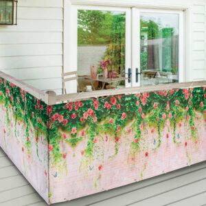 4.5M Rose Roll Out Privacy Screen