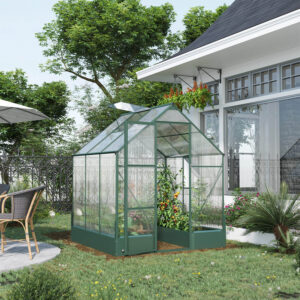 6X6Ft Walk-In Garden Greenhouse