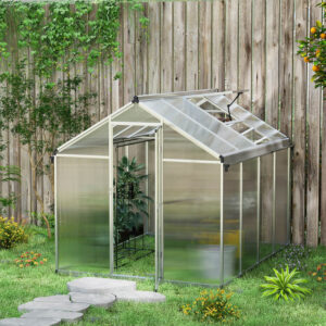 8X6Ft Aluminium Greenhouse