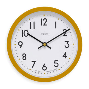 Acctim Elstow Wall Clock Quartz Retro Style Dijon 20Cm