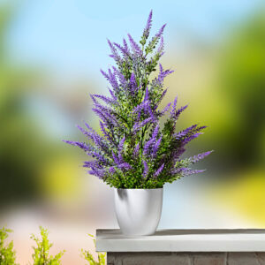 Artificial Potted Lavender