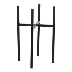 Black plant pot stand