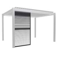 Bracken Outdoors Anthracite Louvre Shutters Fixed Panel for 4m Garden Pergola, Late January 2026