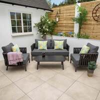 Bracken Outdoors Maldives Rope Aluminium Lounge Garden Sofa Set, Mid March 2026