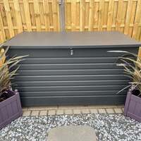 Bracken Outdoors Rhino Small Aluminium Cushion & Garden Storage Box, Mid May 2025