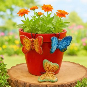 Butterfly Planter Decoration Set Of 3