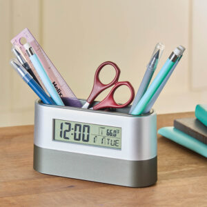 Clock Pen Holder
