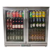Draco Grills Avalon Outdoor Stainless Steel Double Bar Fridge 208L