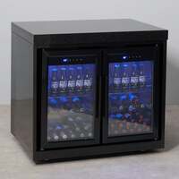 Draco Grills Outdoor Black Stainless Steel Double Fridge Cabinet with Granite Top 120L, Mid May 2025