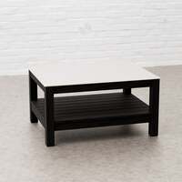Draco Grills Teak Carbon Line Modular Outdoor Kitchen 60cm Kamado Table with Ceramic Top
