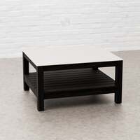 Draco Grills Teak Carbon Line Modular Outdoor Kitchen 70cm Kamado Table with Ceramic Top