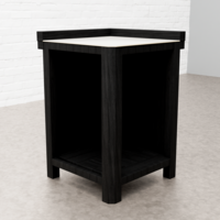 Draco Grills Teak Carbon Line Modular Outdoor Kitchen 90 Degree Corner with Ceramic Top