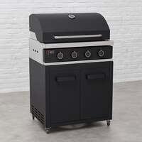 Draco Grills Titan Outdoor Kitchen Black 4 Burner Gas Barbecue with Cabinet, Mid February 2026
