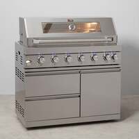 Draco Grills Z640 Deluxe 6 Burner Stainless Steel Gas Barbecue with Cabinet, Mid June 2025