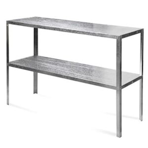 Essential 2 tier greenhouse staging - silver