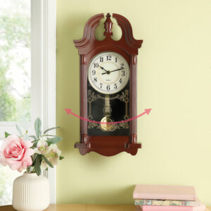 Grandfather-Style Wall Pendulum Clock