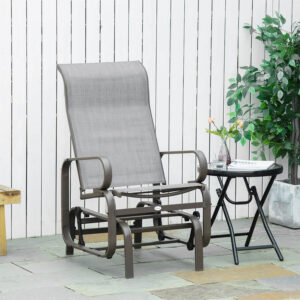 Grey Garden Gliding Rocking Chair