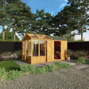 Mercia 12 X 6 Woodsman Greenhouse Shed Combi