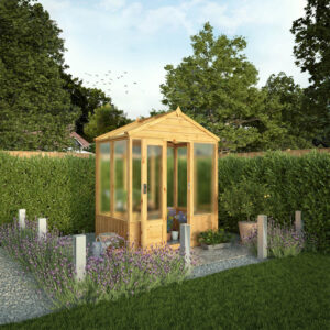 Mercia 4 X 6Ft Woodsman Apex Poly Greenhouse