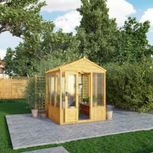 Mercia 6 X 6Ft Woodsman Apex Poly Greenhouse