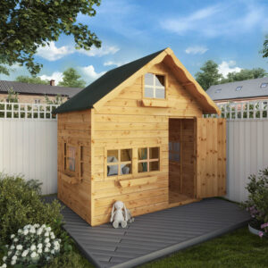Mercia 7 X 5 Double Swiss Cottage Playhouse