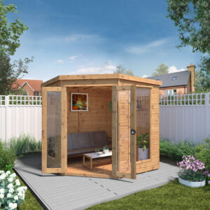 Mercia 7 X 7Ft Premium Corner Summerhouse