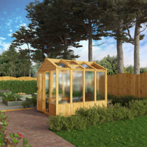 Mercia 8 X 6Ft Woodsman Apex Poly Greenhouse