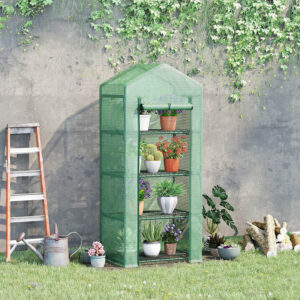 Mini Greenhouse 4-Tier Green