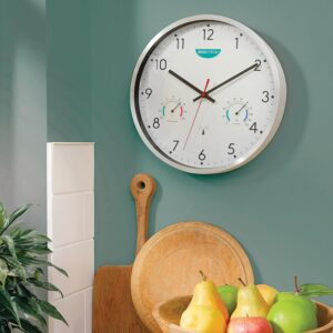 Rc Wall Clock With Humidity & Temp