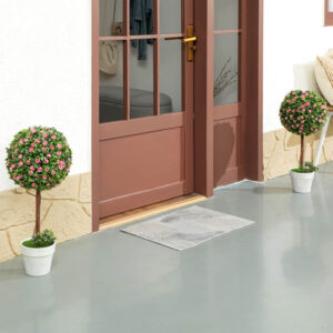 Set Of 2 Rose Topiary Trees 60Cm Pink