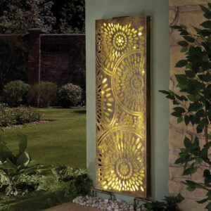 Solar Moroccan Lighted Garden Art