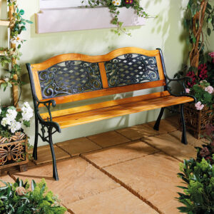 Wooden Garden Bench Anti Rust