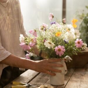 pink orange and white cutting garden collection