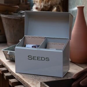 Calendar seed storage box