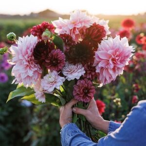 Lucy's get off my cloud dahlia collection