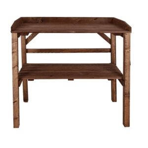 Potting table - dark brown