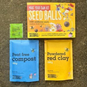 Seedballs make your own native flowers seedbombs kit